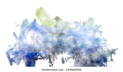 Brushed Painted Abstract Background. Brush stroked painting. Strokes of paint. 2D Illustration.