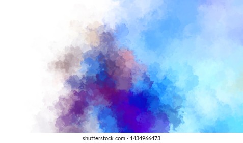 Brushed Painted Abstract Background. Brush stroked painting. Strokes of paint. 2D Illustration. - Shutterstock ID 1434966473