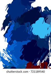 Brushed Painted Abstract Background. Brush stroked painting.