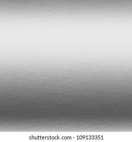 Brushed Silver Metal Background, Chrome Texture