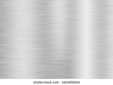 Brushed Steel Or Aluminium Metal Background Texture