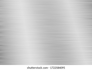 Brushed Steel Or Aluminium Metal Background Texture