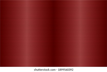 Brushed Steel Metal Texture. Stainless Steel Technology Background. Red Metallic Gradient