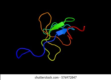 Bruton's Tyrosine Kinase. Plays A Crucial Role In B-cell Maturation As Well As Mast Cell Activation Through The High-affinity IgE Receptor. 3d Rendering.