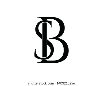 Bs Letter Original Monogram Logo Design Stock Illustration 1403215256 