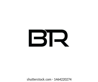 btr original monogram logo design 