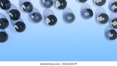 Bubble Background 3D Cartoon Render