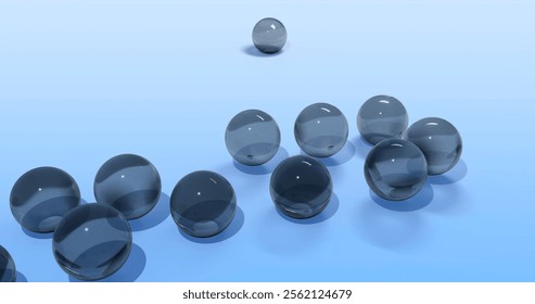 Bubble Background 3D Cartoon Render