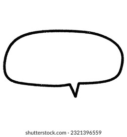 Bubble box letters talk line think
