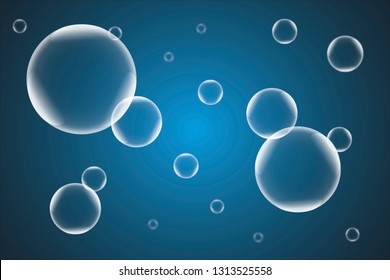 bubbles illustration background