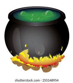 A Bubbling And Gurgling Cauldron.