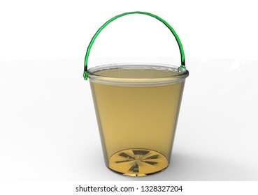 bucket 3D isolate background
