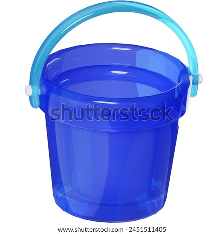 Bucket Construction Tools 3D Object