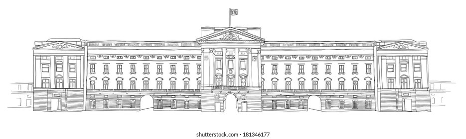 Buckingham Palace Stock Illustrations, Images & Vectors | Shutterstock