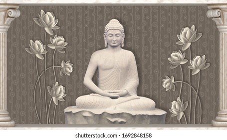 Wallpaper Ultra Hd Buddha 3d Image Num 100