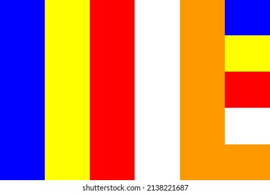 Buddhist Flag Images Vector Art