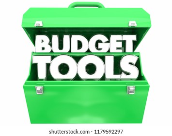 Budget Money Financial Planning Toolbox 3d Illustration