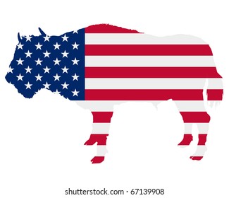 Buffalo Stars Stripes Stock Vector (Royalty Free) 51890941 | Shutterstock