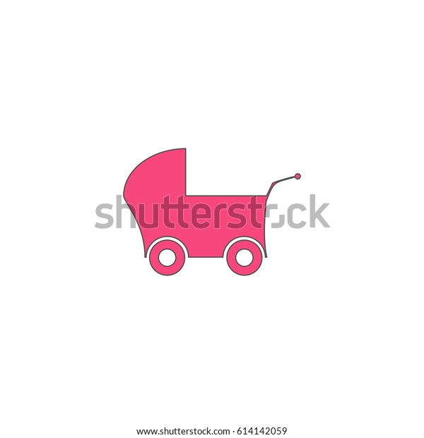 black and pink buggy