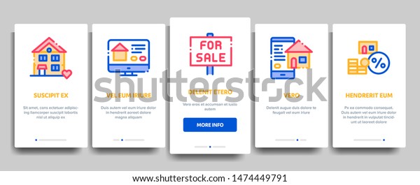 Building\
House Sale Onboarding Mobile App Page Screen. Building Sale And\
Rent Tablet, Web Site, Smartphone Application Linear Pictograms.\
Garage, Skyscraper, Truck Cargo\
Illustrations