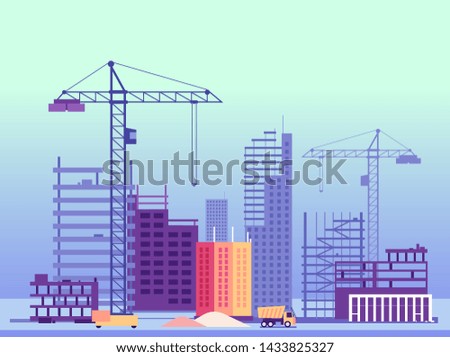 Similar – Image, Stock Photo construction site Style