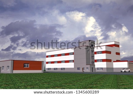 Similar – Image, Stock Photo workshop Cloudless sky