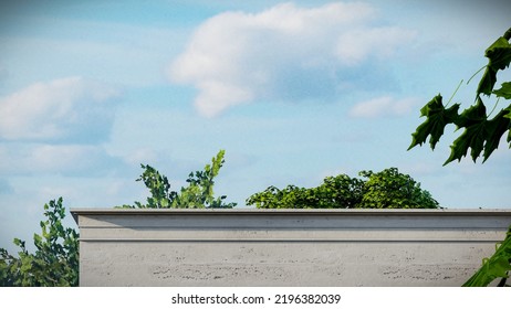 Building Top Edge Cornice Design Of 3d Rendering, Building Element, London, 2022