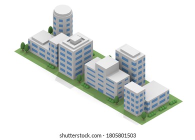 Vector Isometric Icon Infographic Element Representing Stock Vector ...