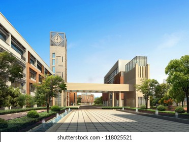 buildings made in 3d
