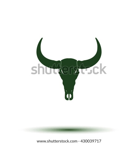 Similar – Image, Stock Photo Cow Skull and Shadow Bull