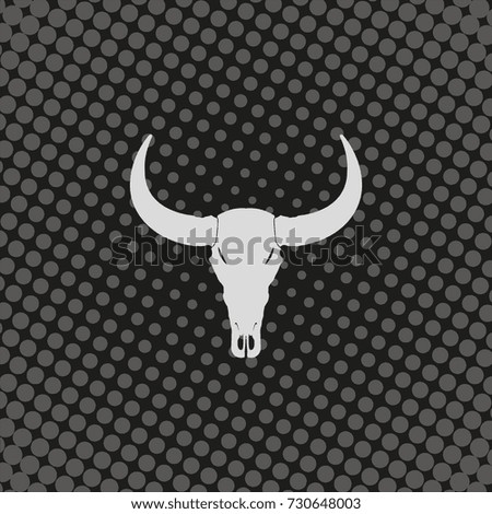 Similar – Image, Stock Photo Cow Skull and Shadow Bull