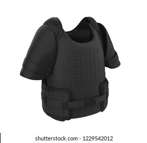 Bullet Proof Vest Isolated. 3D Rendering