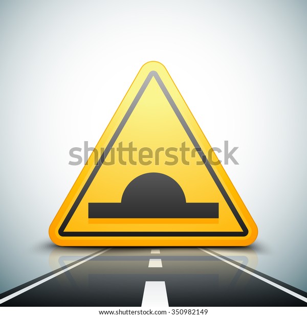 Bump warning traffic\
sign