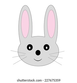 Bunny Face Stock Illustration 227675359 | Shutterstock