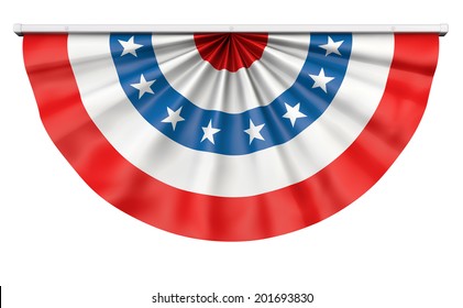 Bunting for July 4 or any American celebration.