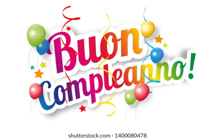 Buon Compleanno の画像 写真素材 ベクター画像 Shutterstock