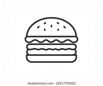 burger 3d rendering isolated on white background cartoon plastic style icon