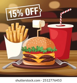 Burger Feast Enjoy Our Exclusive Deal - Powered by Shutterstock