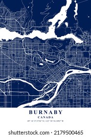 Burnaby - Canada Navy Plane Map