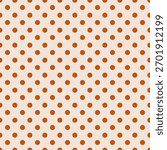 BurntOrange-097 Seamless Poka Dot Pattern