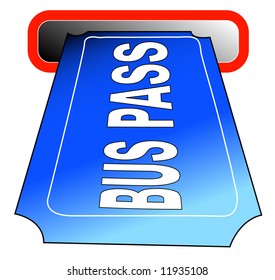 Bus Pass Going Into Slot