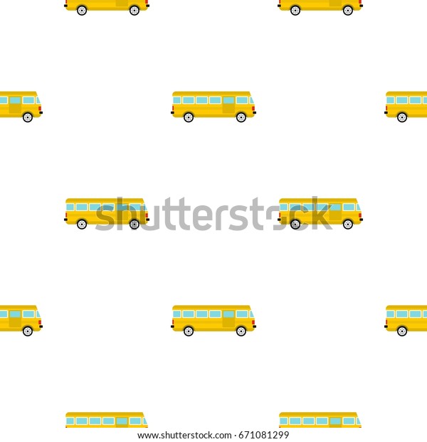 Bus
pattern seamless flat style for web 
illustration