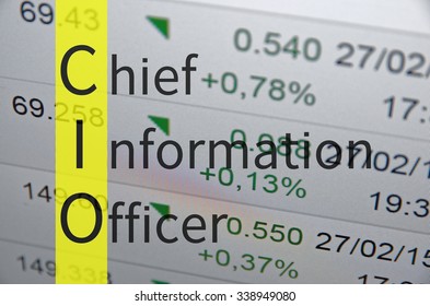 Business Acronym CIO As Chief Information Officer.