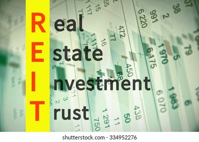 Business Acronym REIT As Real Estate Investment Trust.