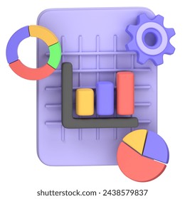 Business Analyst 3D Illustration for uiux, web, app, presentation, etc - Powered by Shutterstock