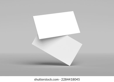 Business card blank mockup 3d rendering - Powered by Shutterstock