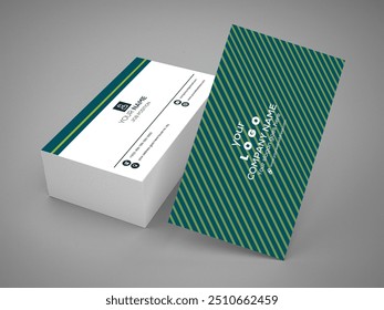 Business Card Design, Print Template, Brand Identity, Visiting Card, Creative Design, Simple, Minimal, Luxury, Elegant, Stationary, Modern, Corporate Identity - Powered by Shutterstock