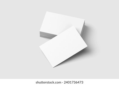 Business Card Mockup 3D Rendering