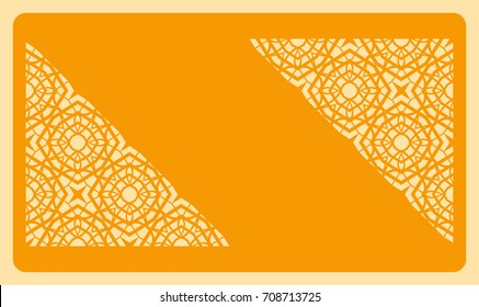 Business Card Template Cut Out Cards Stock Vector (Royalty Free) 684232129