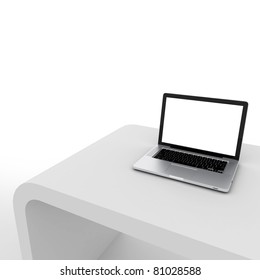 Business Computers Technology on a White Background